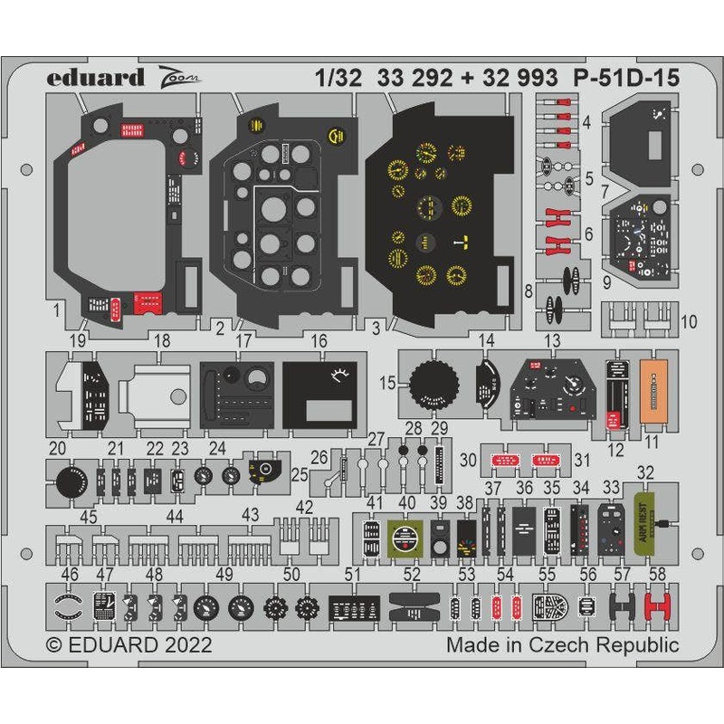 1/32 P-51D-15 interior for REVELL