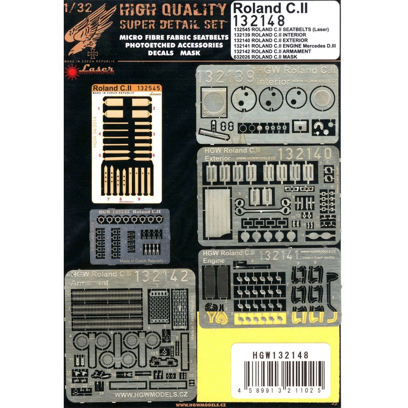 1/32 Roland C.II Super Detail Set (for Wingnut Wings)