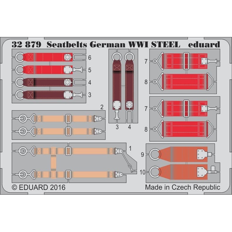 1/32 Seatbelts German WWI Steel