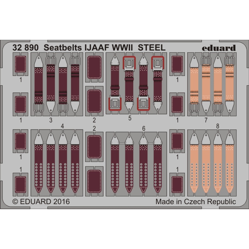 1/32 Seatbelts IJAAF WWII Steel