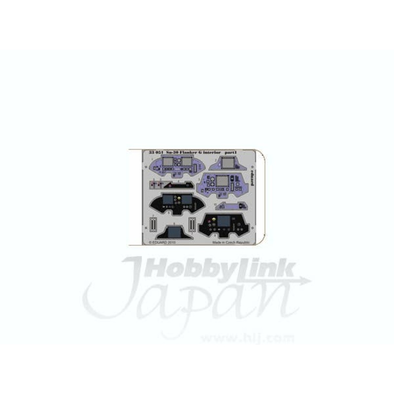 1/32 Su-30 Flanker G Dashboard Self Adhesive (for Trumpeter)