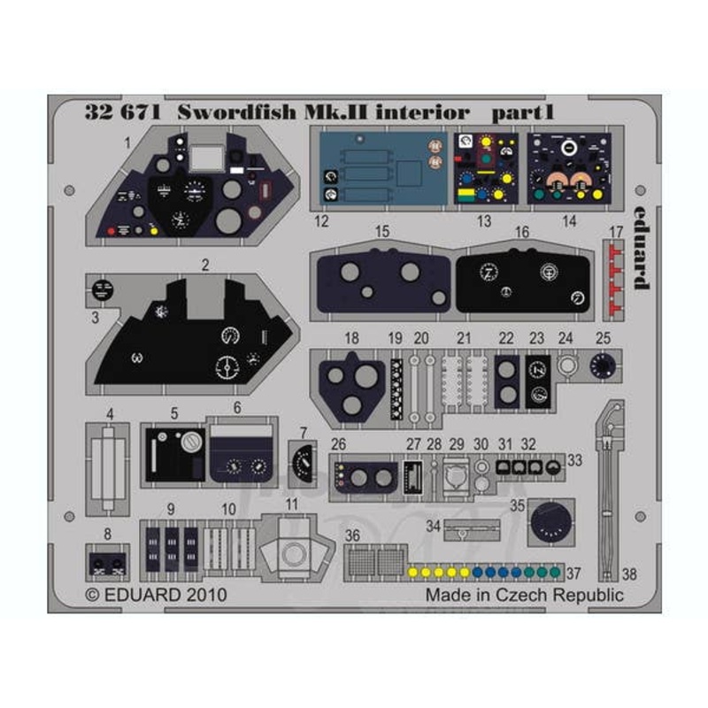 1/32 Swordfish Mk.II Interior S.A. (for Trumpeter)