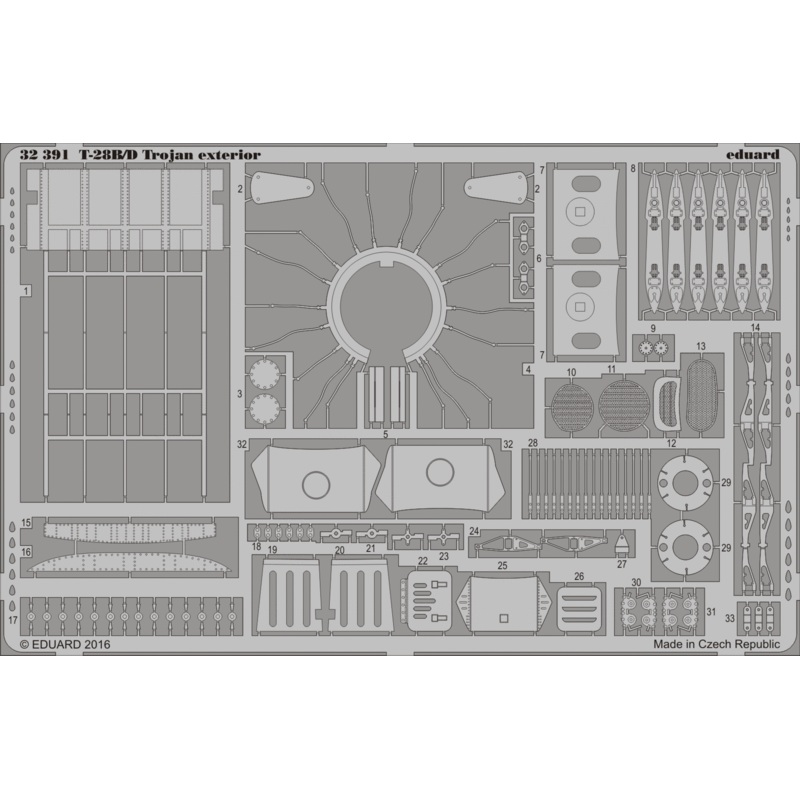 1/32 T-28B/D Trojan Exterior (Kitty Hawk)