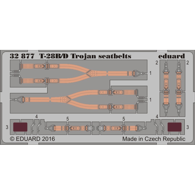 1/32 T-28B/D Trojan Seatbelts (Kitty Hawk)