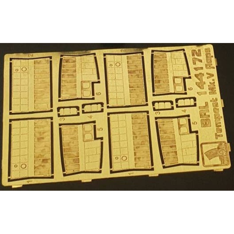 1/144 Hawker Tempest Mk. V Flap Etching Parts (for Mark 1)