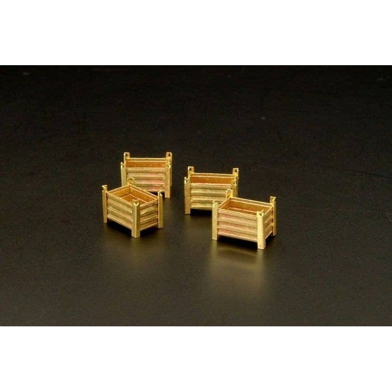 1/144 Steel Containers PE (4 pieces)