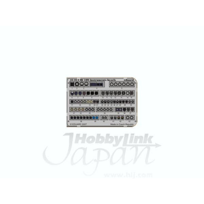 1/24 Bf109 instrument bezels PE Set