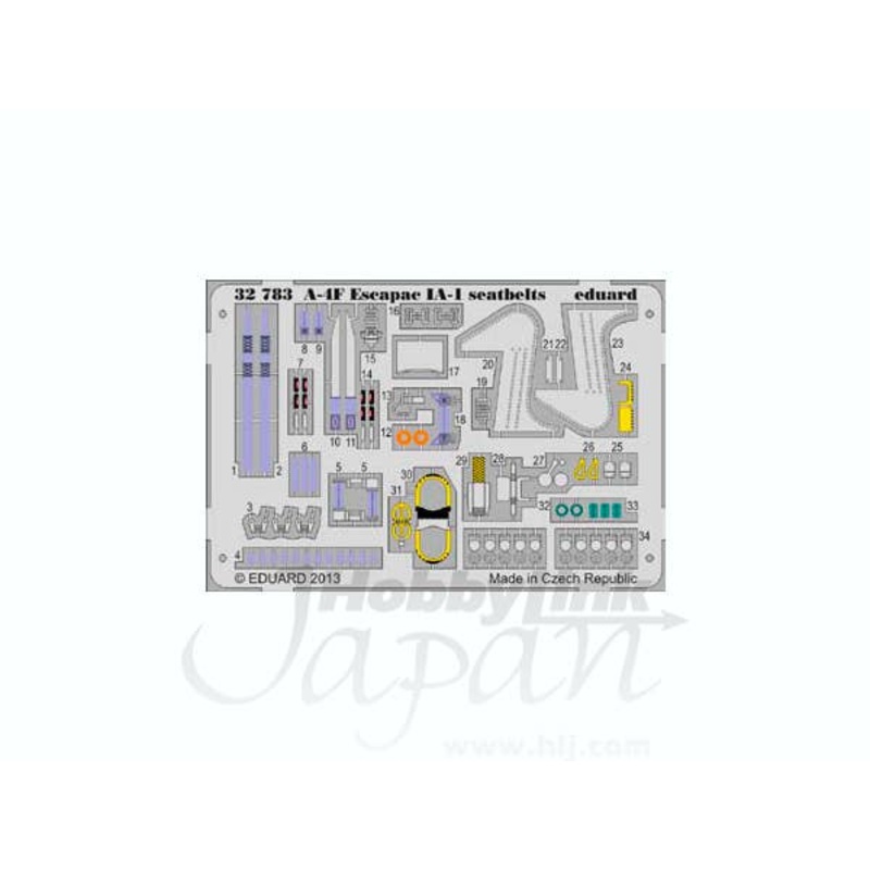 1/32 A-4F Skyhawk Escapac IA-1 Seatbelts (Trumpeter)