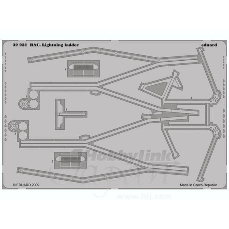 1/32 BAC Lightning Ladder (for Trumpeter)
