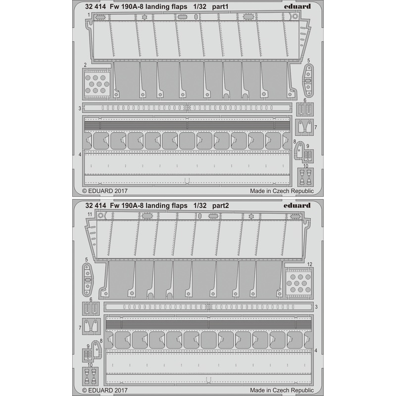 1/32 Fw 190A-8 Landing Flaps (for Revell)