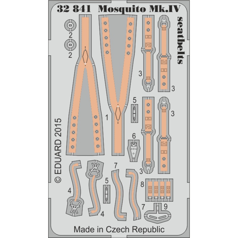 1/32 Mosquito Mk.IV Seatbelts (for HKM)