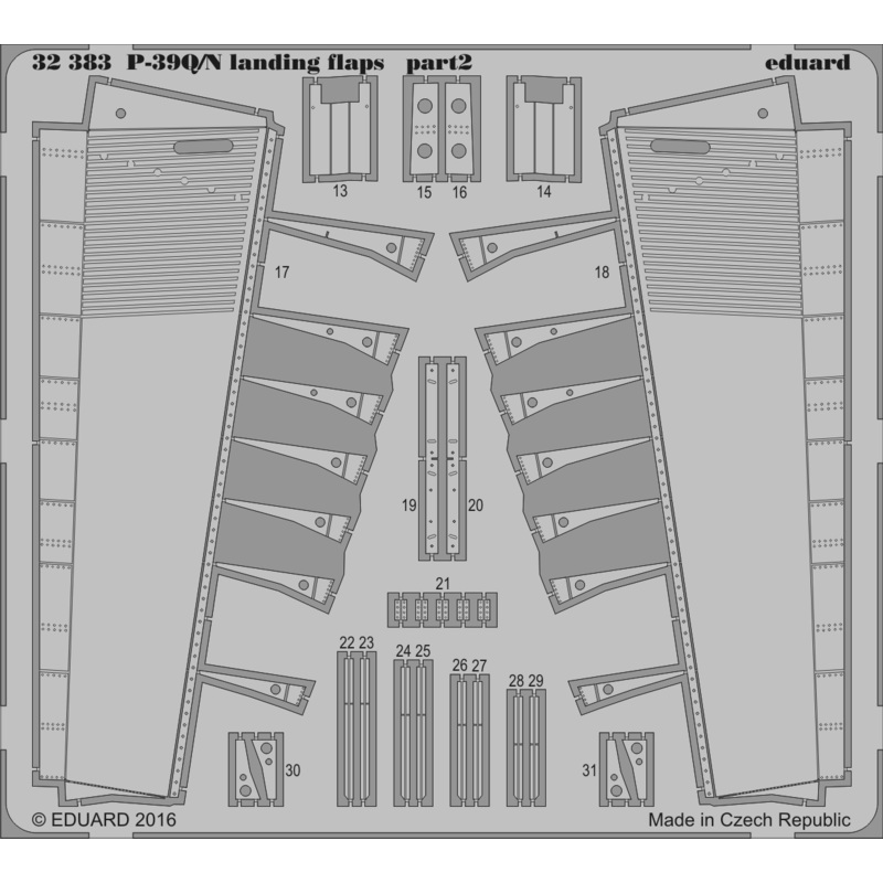 1/32 P-39Q/N Landing Flaps (for Kittyhawk)