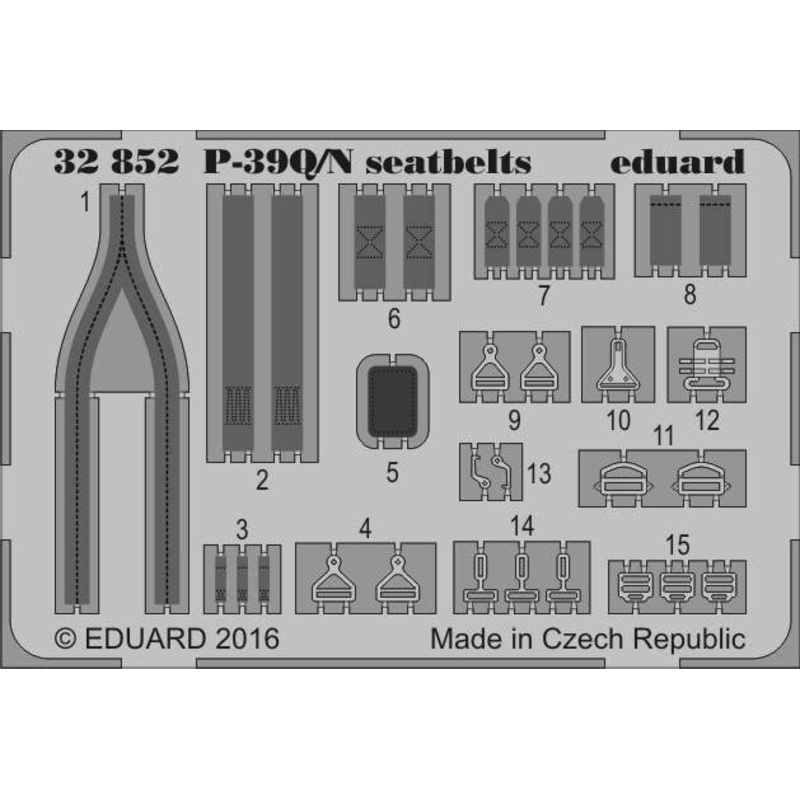 1/32 P-39Q/N Seatbelts (for Kittyhawk)