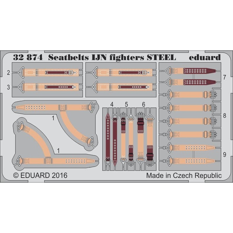 1/32 Seatbelts IJN Fighters Steel