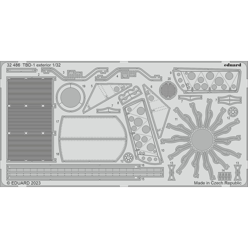 1/32 TBD-1 exterior (for TRUMPETER)