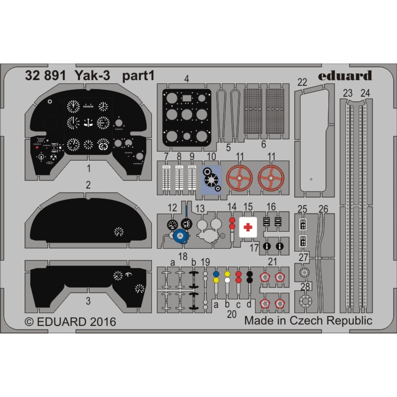 1/32 Yak-3 Etching Parts Set (Special Hobby)