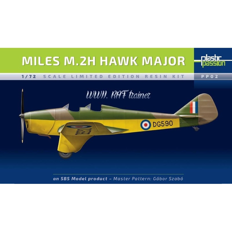 1/72 Miles M.2F Hawk Major RAF Trainer WW II