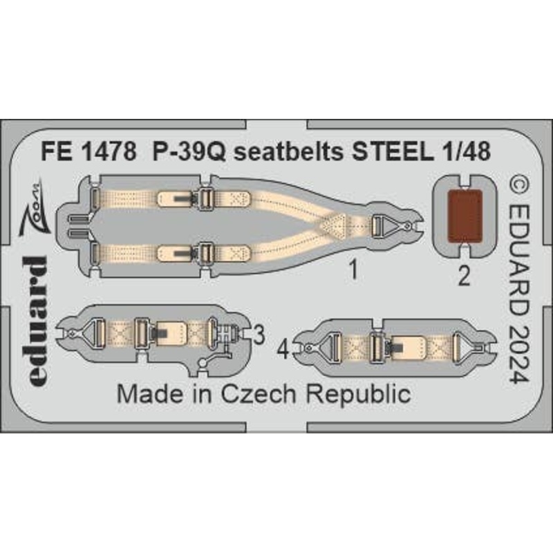 P-39Q seatbelts STEEL