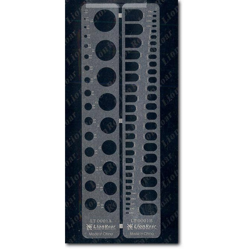 Panel Scribing Template (Round & Oval, 2pcs)