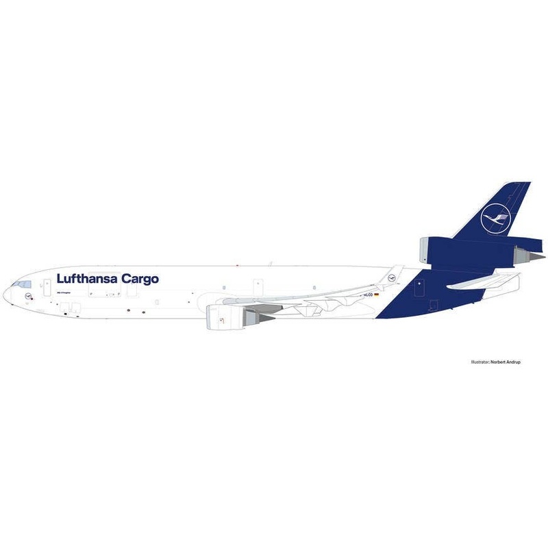 1/200 (snap) Md-11F Lufthansa Cargo D-Alcd