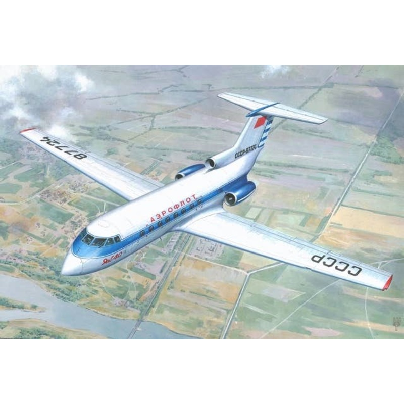 1/72 Yak-40 Regional Passenger Aircraft (Early Version)