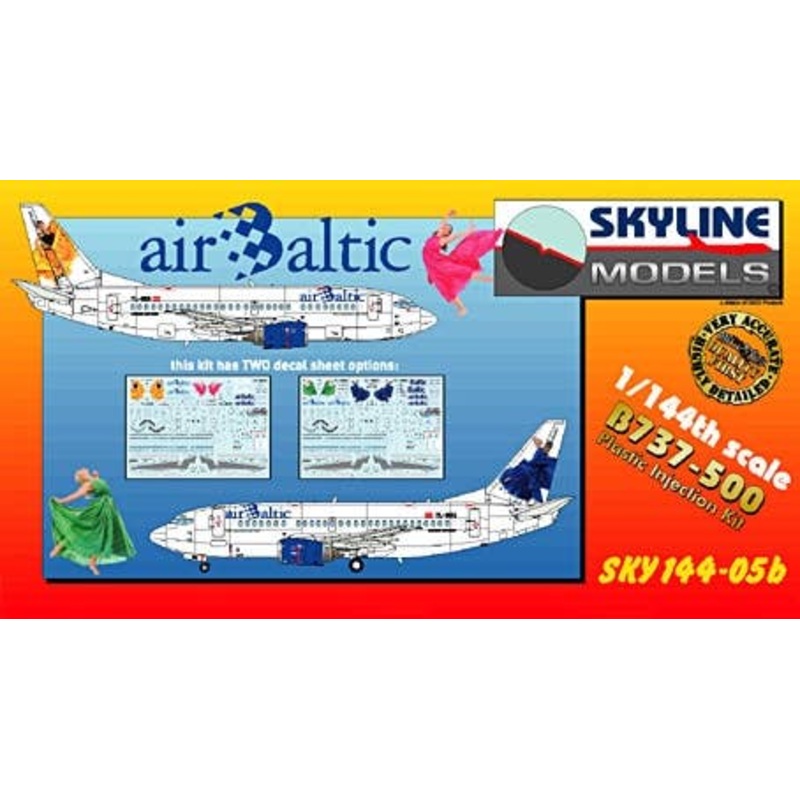 1/144 B737-500 airBaltic