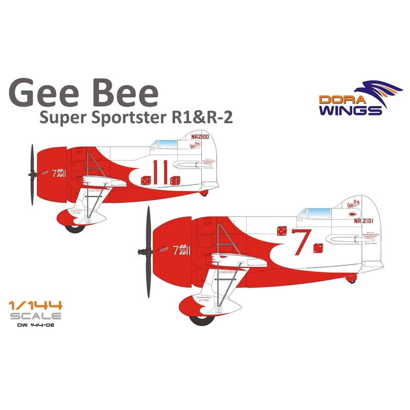 1/144 Gee Bee Super Sportster R1 & R-2 (2 In 1)