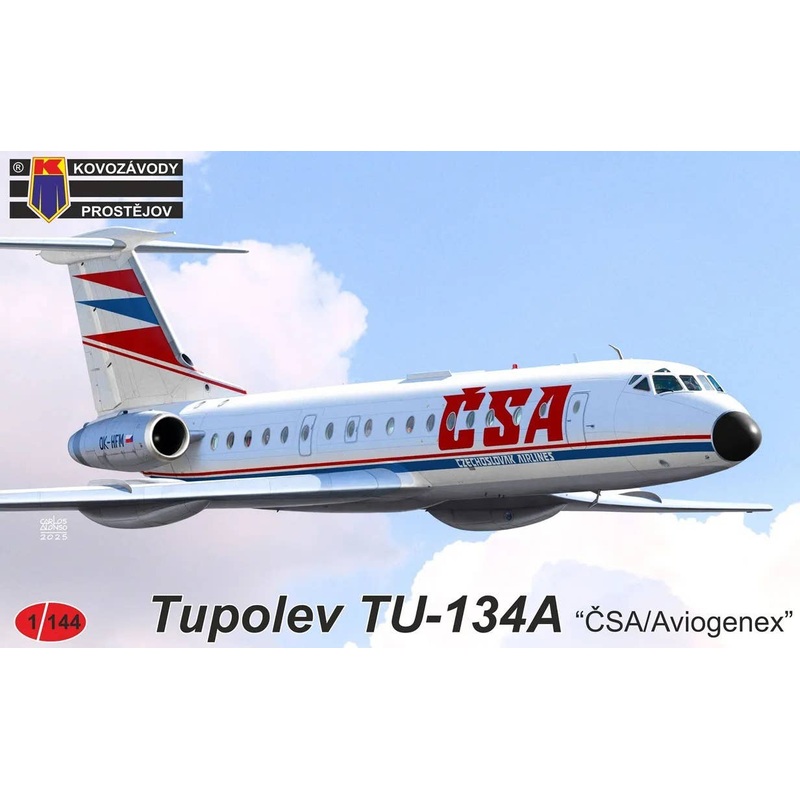 1/144 Tupolev Tu-134A CSA/aviogenex