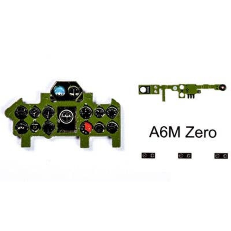 1/72 A6M5 Zero Fighter Type 52 Mitsubishi Color Colored Instrument Panel Tamiya Etc.