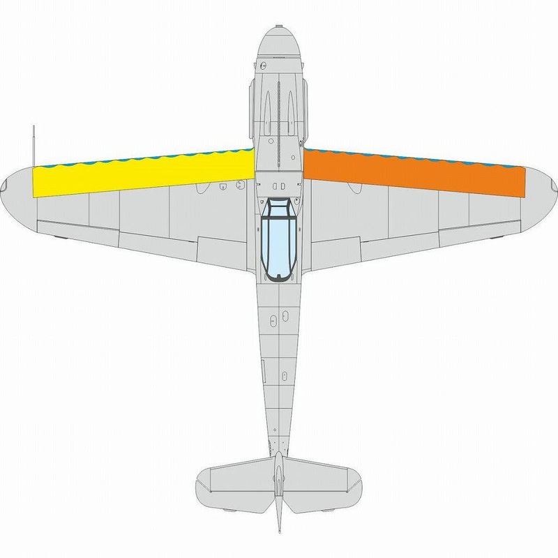 1/72 Bf 109G wings leading edge wavy lines