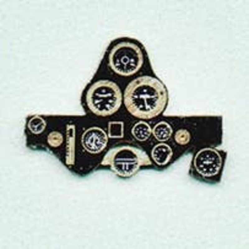 1/72 Hawker Fury Mk.I Coloring instrument panel A model etc.
