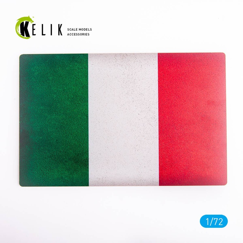 1/72 Italy Flag - Base - Acrylic 3 mm (280 x 180 mm) (170 g)