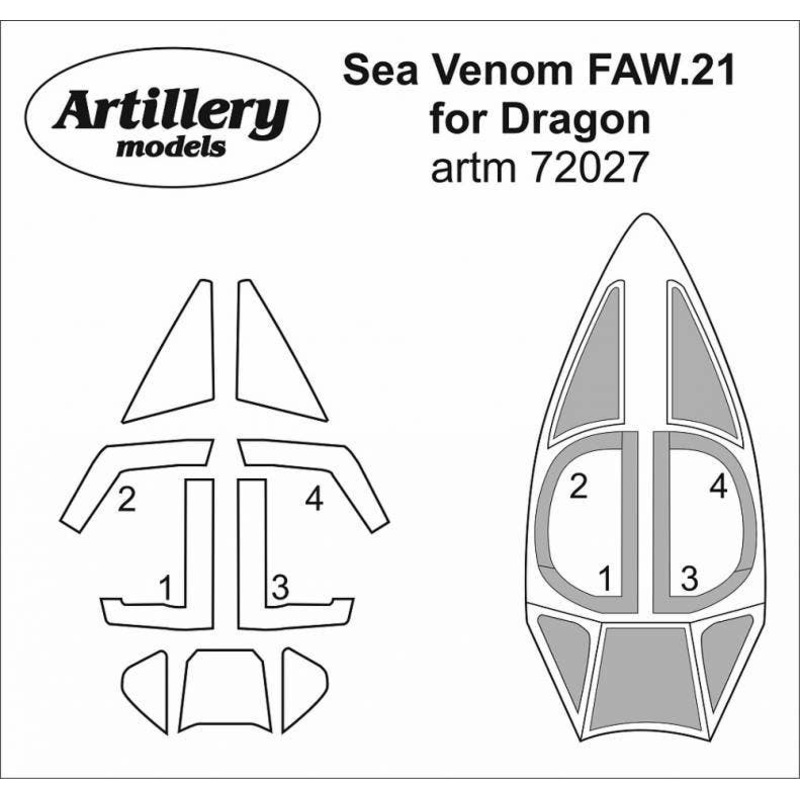 1/72 Sea Venom FAW.21 MASK, for Dragon