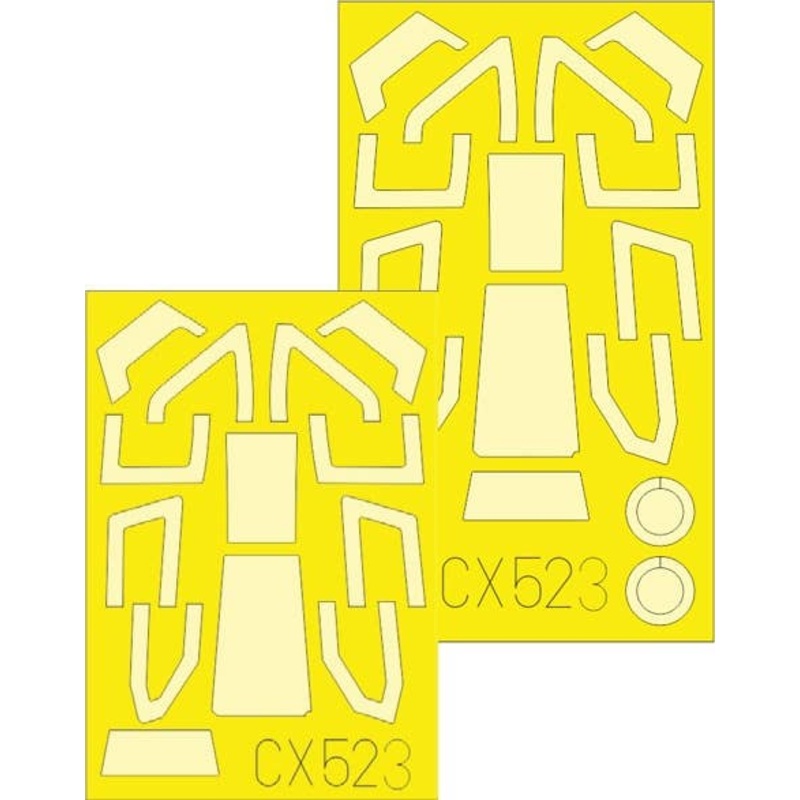 1/72 AH-64D British Army TFace Masking Sheet (for Academy)