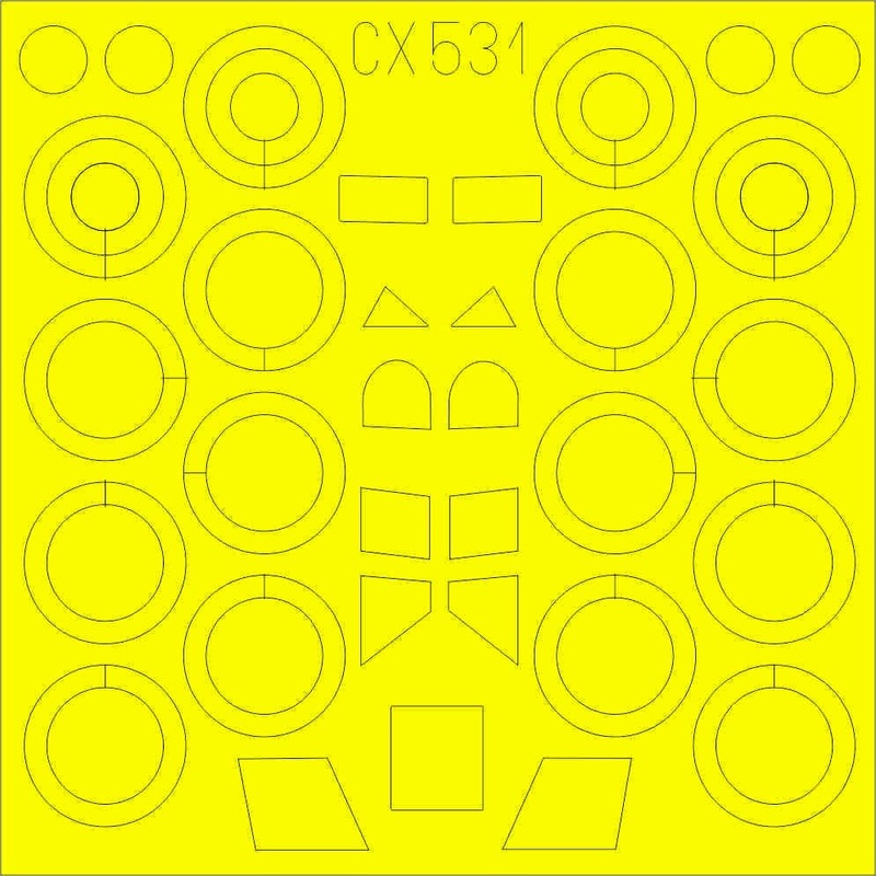 1/72 B-52G Masking Sheet (for Model Collect)