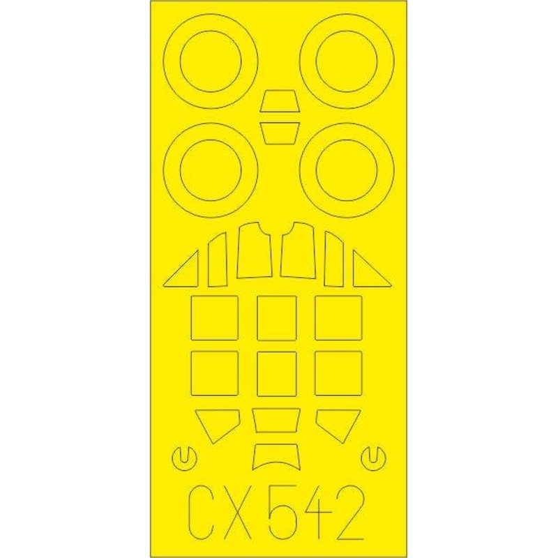 1/72 Bf 109G-6 Masking Sheet (for Tamiya)