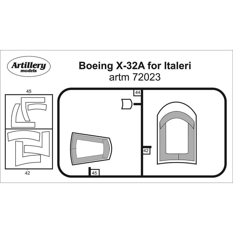 1/72 Boeing X-32A MASK, for Italeri