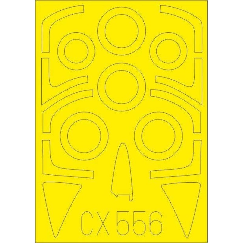 1/72 Buccaneer S.2C Masking Sheet (for Airfix)