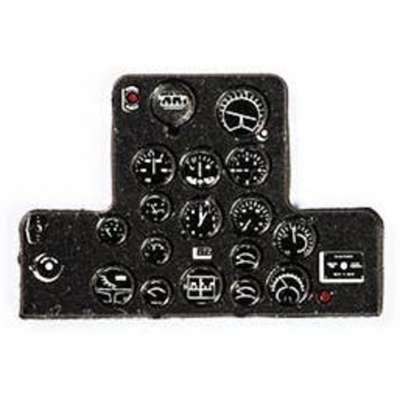 1/72 Curtiss P-40B / C Coloring Instrument Panel Airfix, etc.