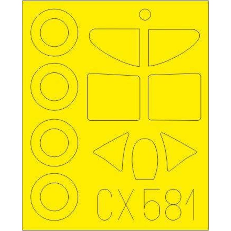 1/72 D.520 Masking Sheet (for Hasegawa/Hobby 2000)