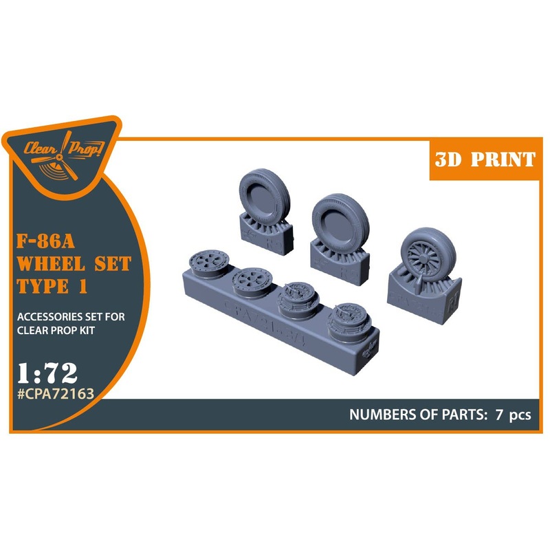 1/72 F-86A wheel set type 1 for CP kits