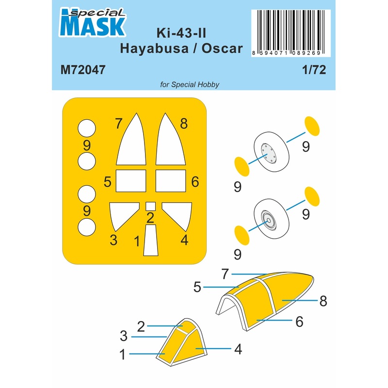 1/72 Ki-43-II Hayabusa MASK