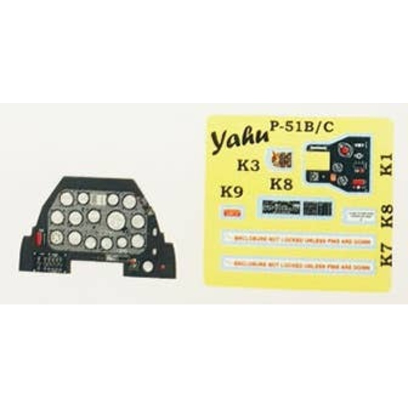 1/72 Mustang III (P-51B / C) Coloring Instrument Panel (Aroma)