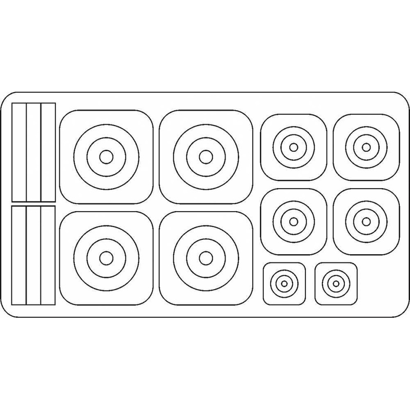 1/72 Roundels for PZL P-24G Greek service MASK, for IBG