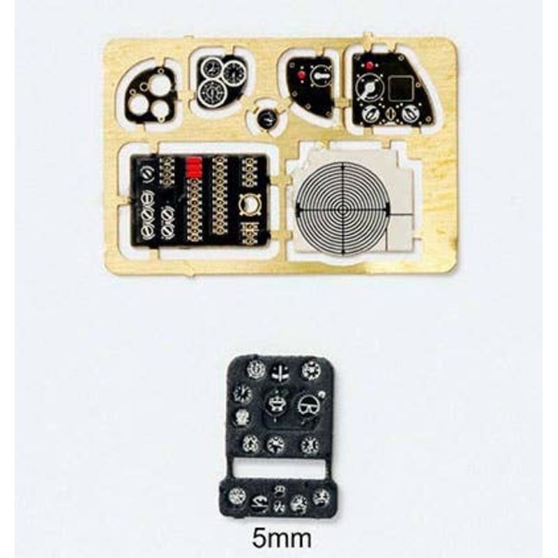 1/72 SBD-3 Dauntless Colored Instrument Panel Hasegawa