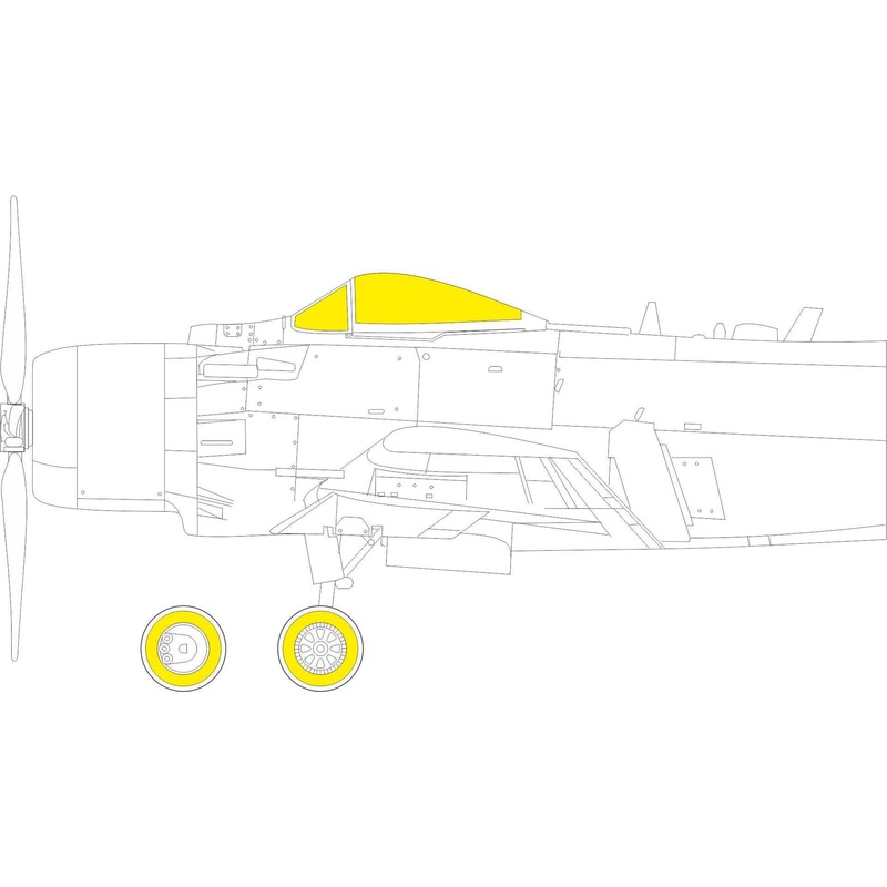 1/72 A-1H paint mask for Hasegawa