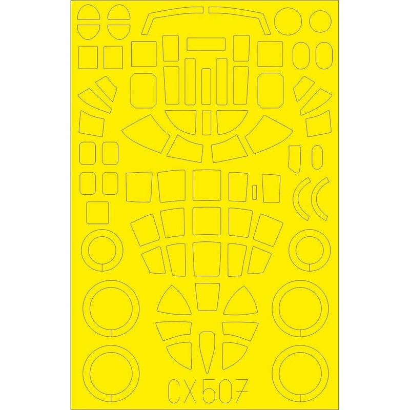 1/72 B-25C/D Masking Sheet (for Airfix)