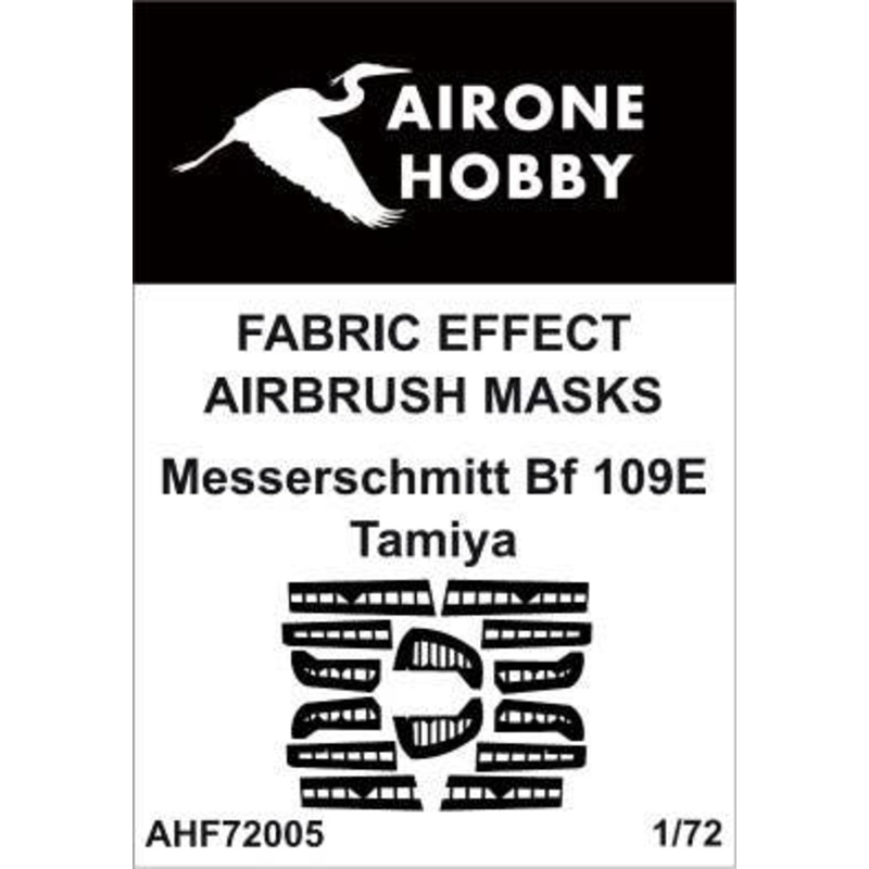 1/72 Bf 109E Fabric Effect Airbrush Mask (for Tamiya)