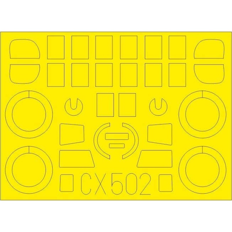 1/72 C-47 Paint Masking Sticker (for Hobby Boss)
