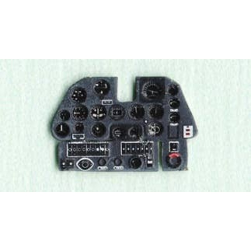 1/72 Curtiss P-40E Coloring Instrument Panel Academy